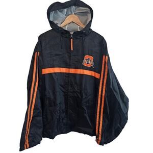 Vtg Oklahoma State University Windbreaker Jacket Men Lg OSU Cowboys Orange Black